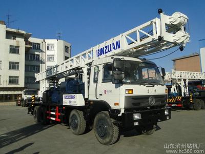 东风双动力全液压车载钻机 高效深井钻探，全力支援河南抗旱